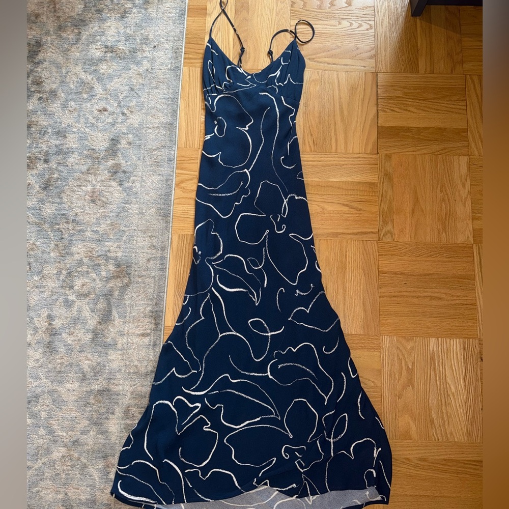 Madewell Navy Blue Maxi Dress